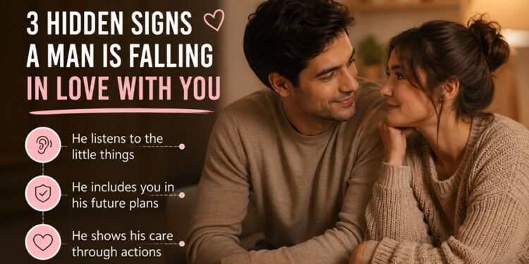 3 Hidden Signs a Man Is Falling in Love With You