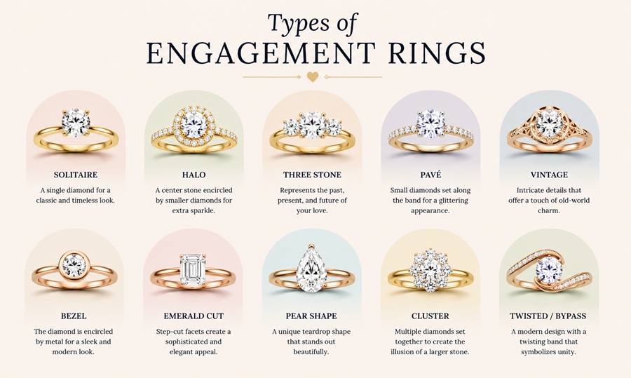 Engagement Ring Types: A Complete Buyer’s Guide
