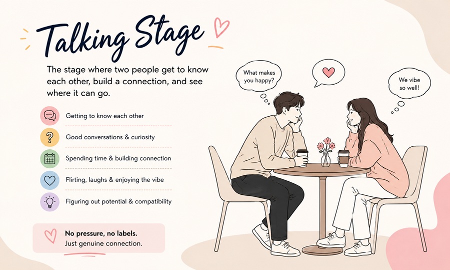 The Talking Stage, Explained: What It Means and How to Handle It Like an Adult